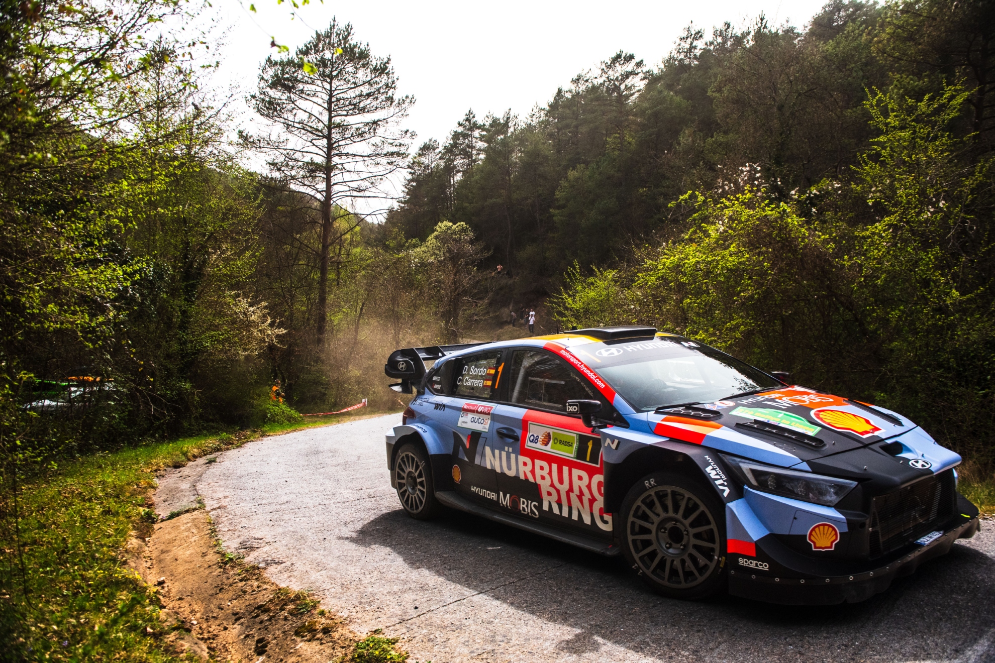 Dani Sordo y el flamante Hyundai i20N Rally1.