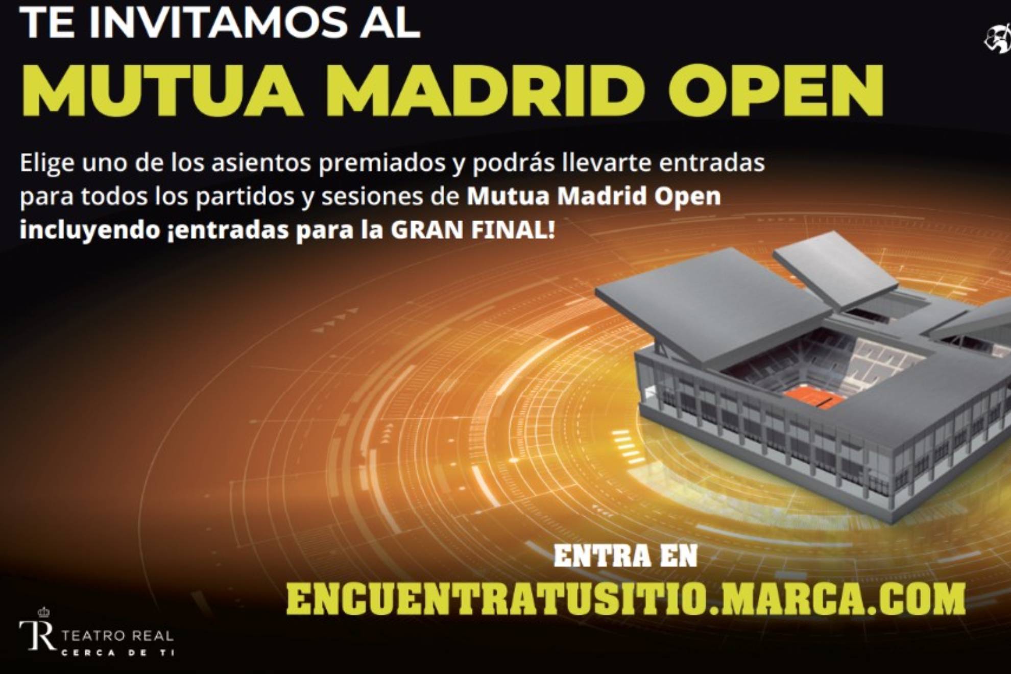 ¿Quieres ir gratis al Mutua Madrid Open? Entra aquí y encuentra tu sitio