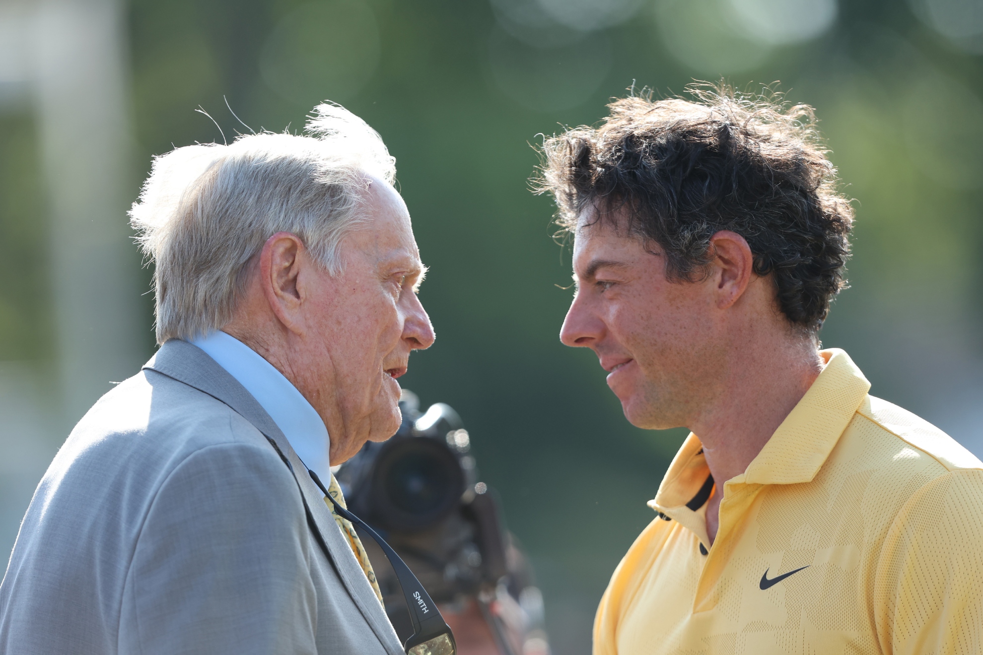 Nicklaus y McIlroy en el Memorial de 2023.