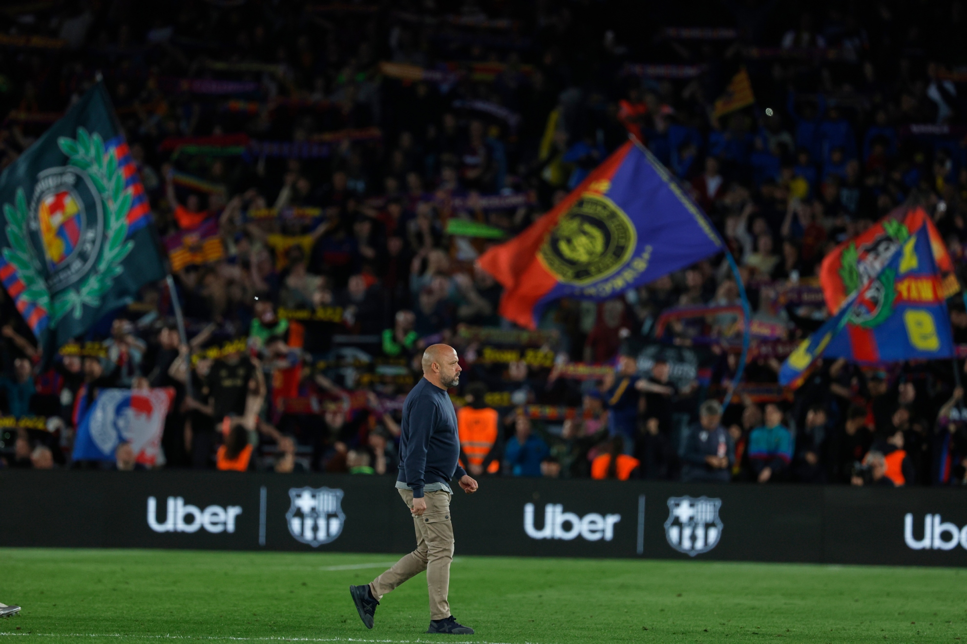 LaLiga denuncia el cántico de los aficionados del Barcelona.