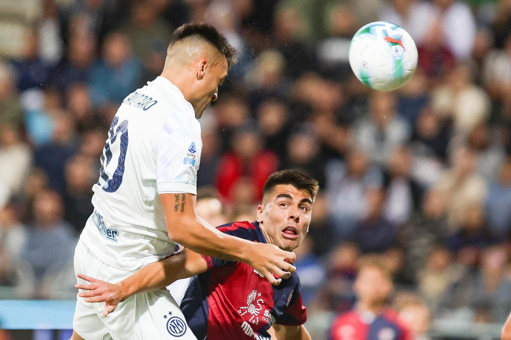 Lautaro contra el Cagliari