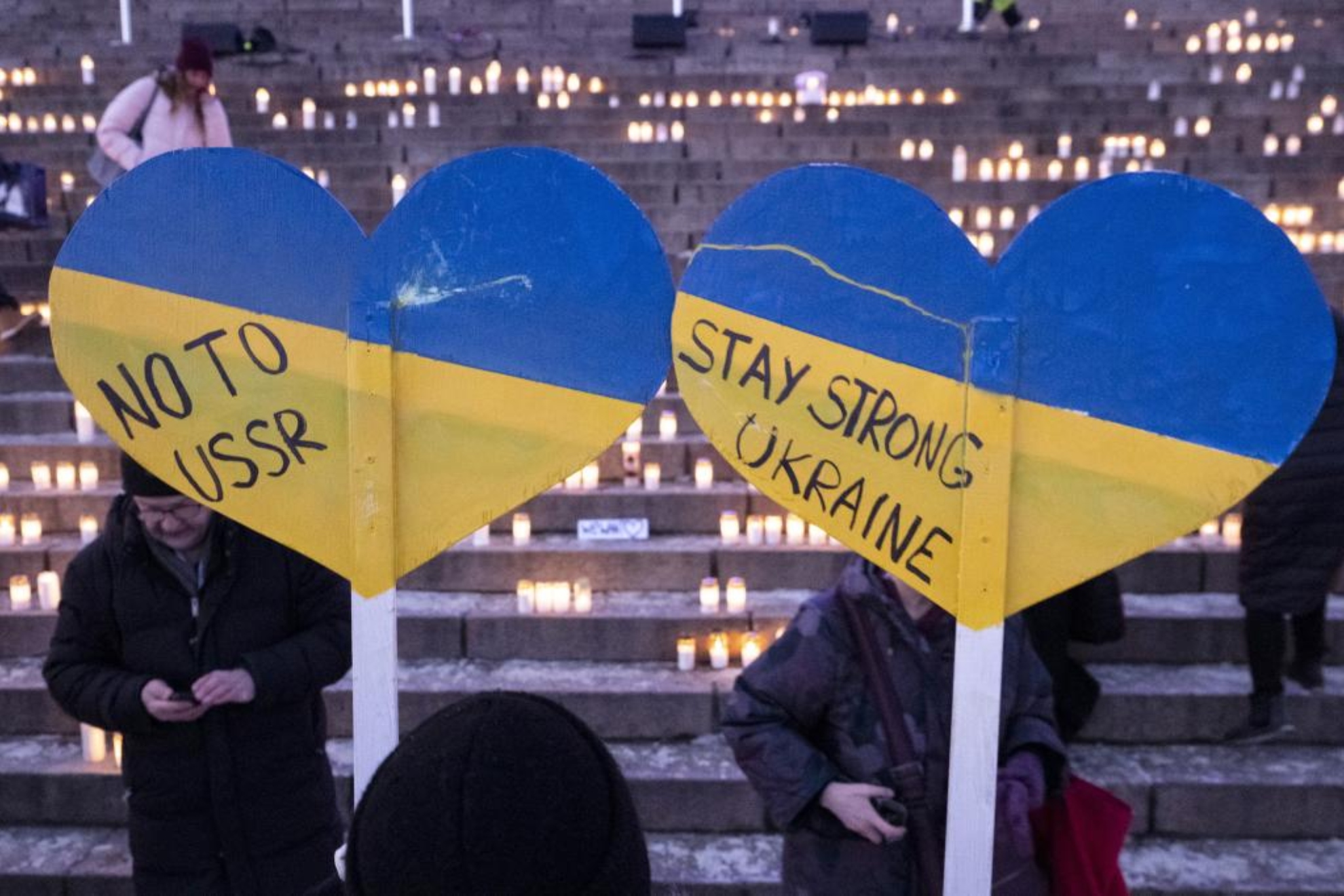 Manifestaciones ucranianas contra Rusia