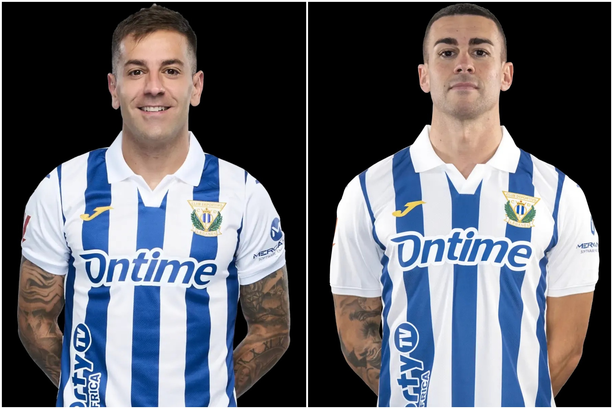 Un montaje con una imagen de Rubén Peña y Dani Rodríguez.