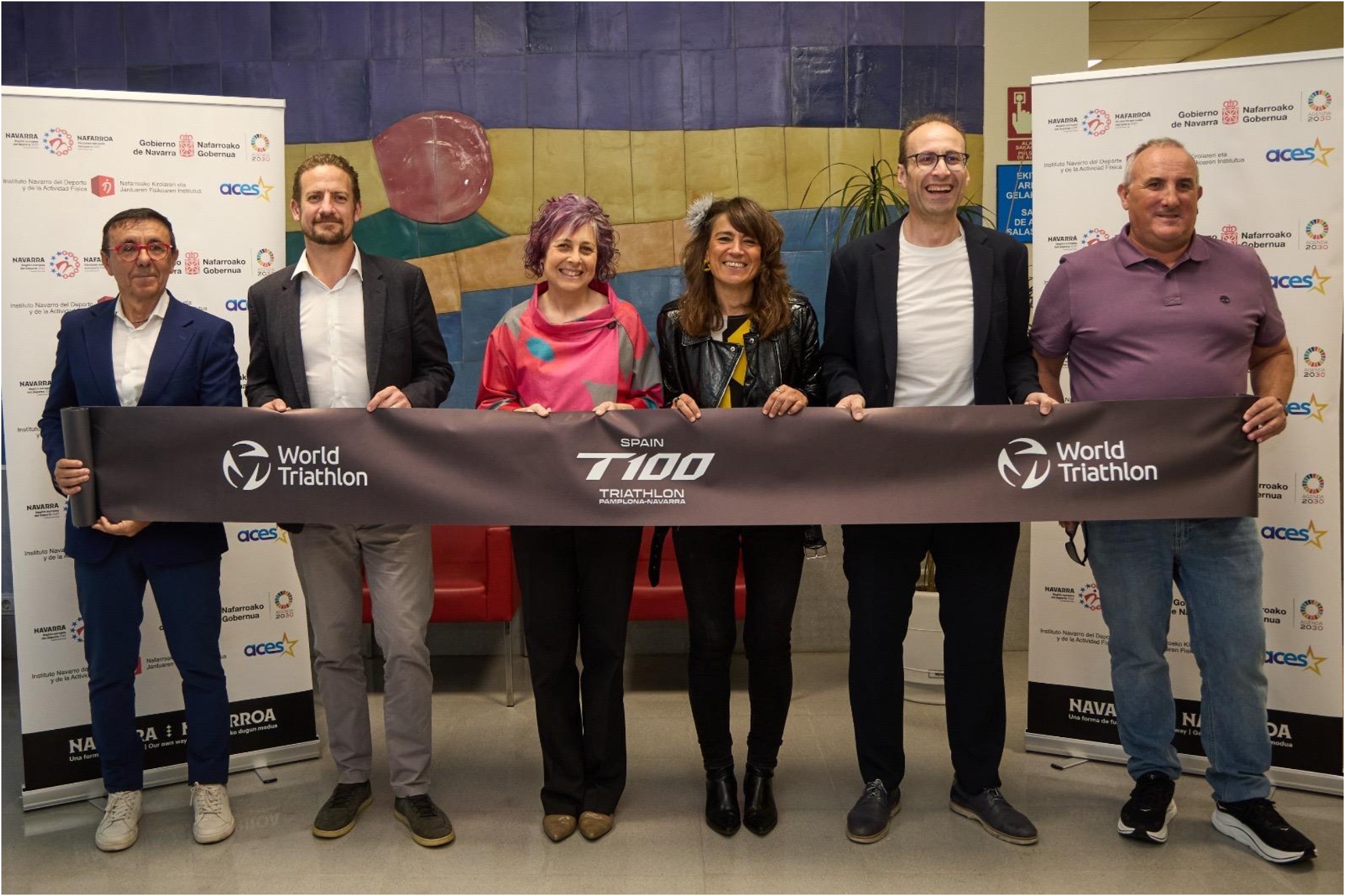 Presentación de la prueba internacional ‘Spain T100 Triathlon’