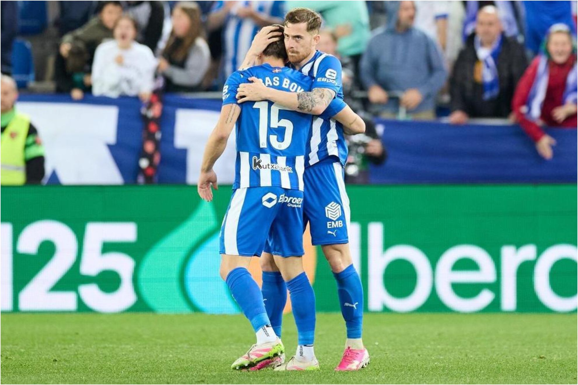 Boyé y Toni Martínez.