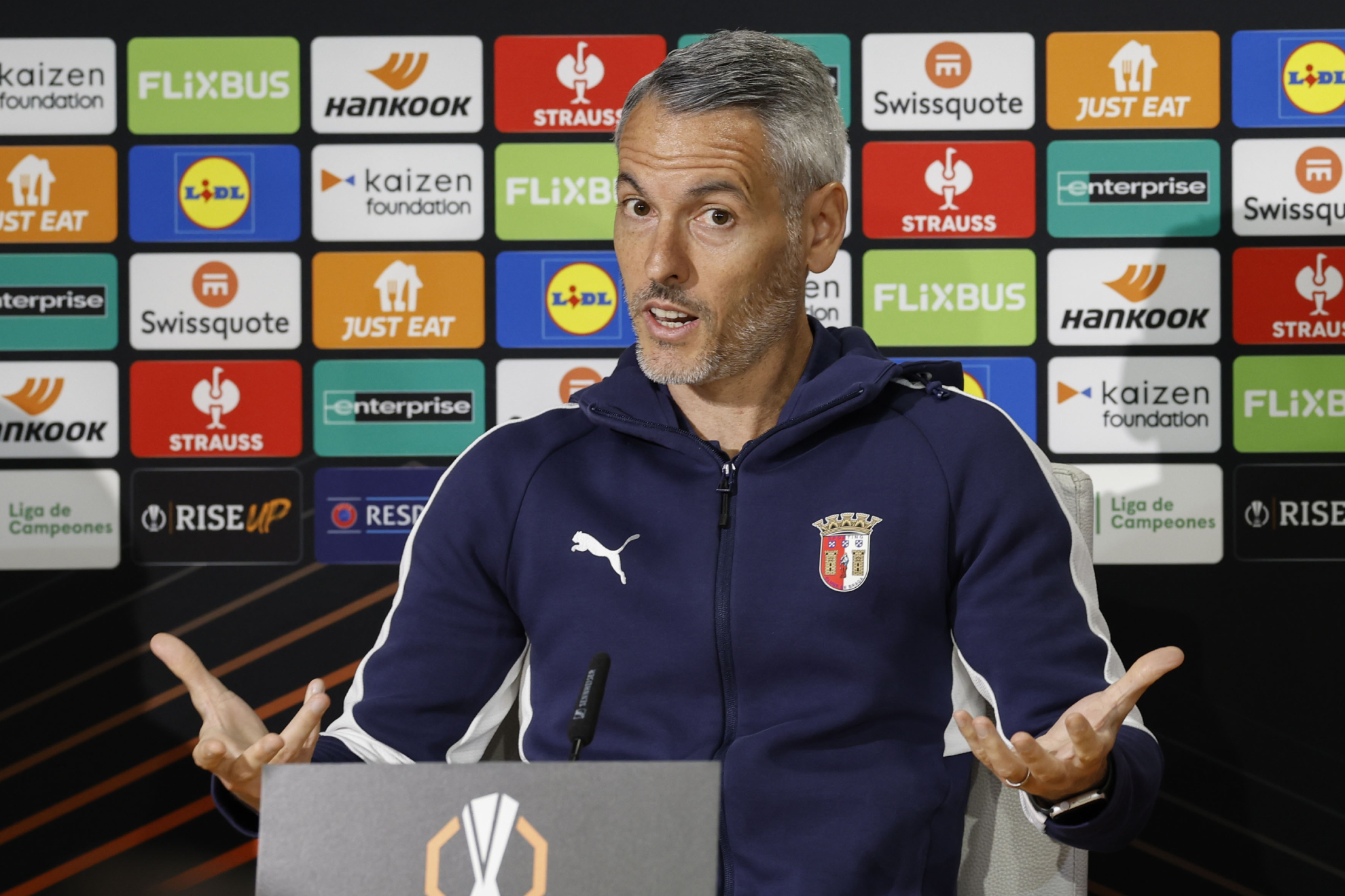 Carlos Vicens, en rueda de prensa