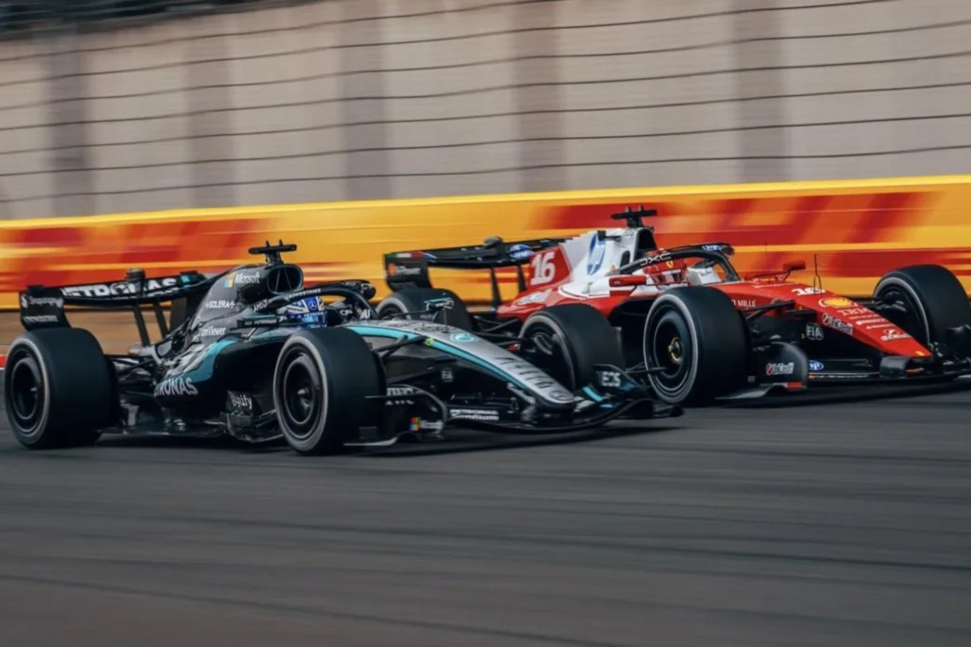 Leclerc y Russell, en un paralelo.