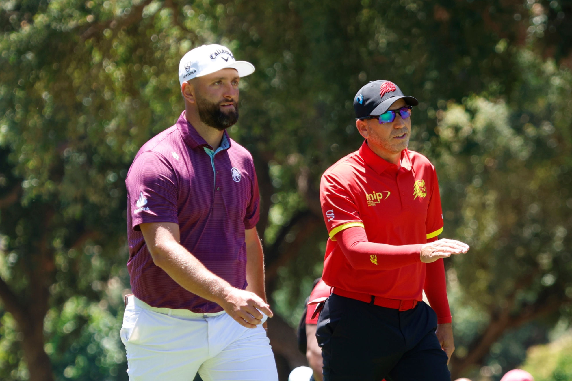 Jon Rahm y Sergio García en Valderrama.