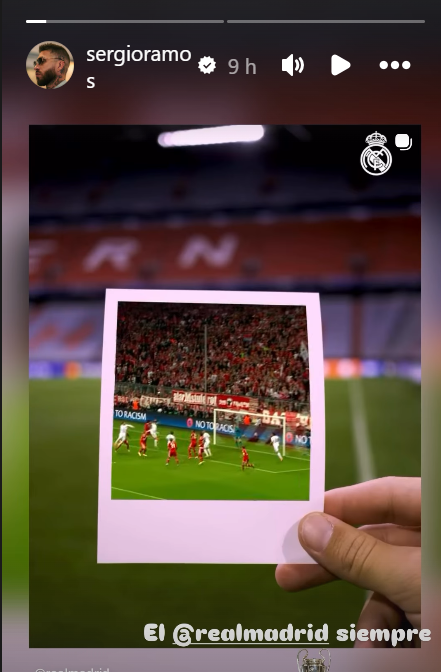El mensaje de Sergio Ramos en IG