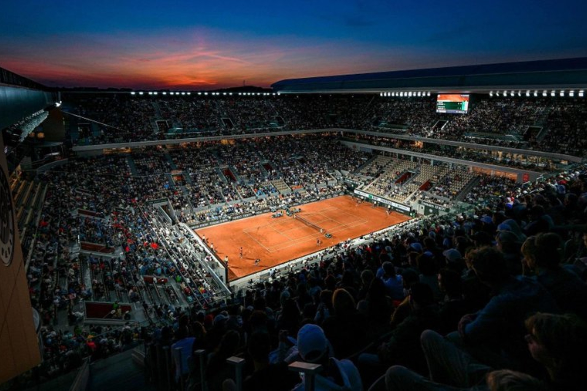 El estadio Philippe Chatrier de París.