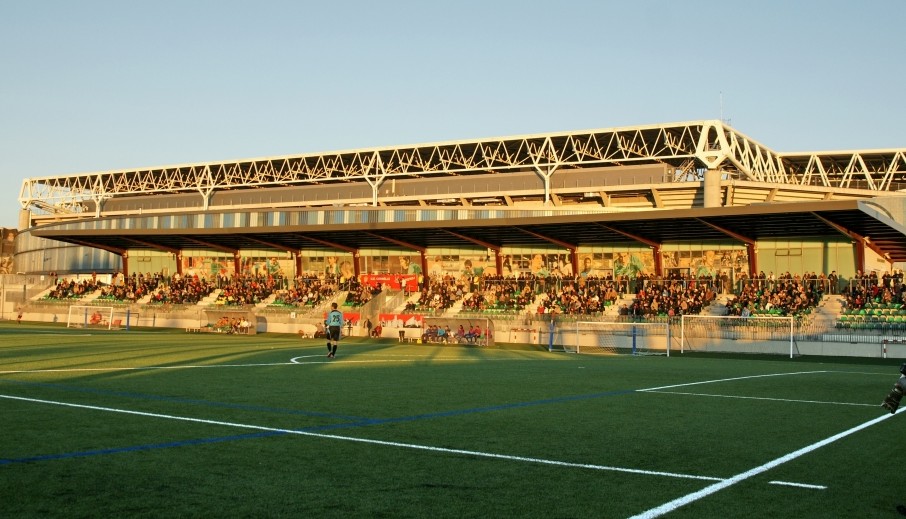 Una imagen del estadio del Cornellà