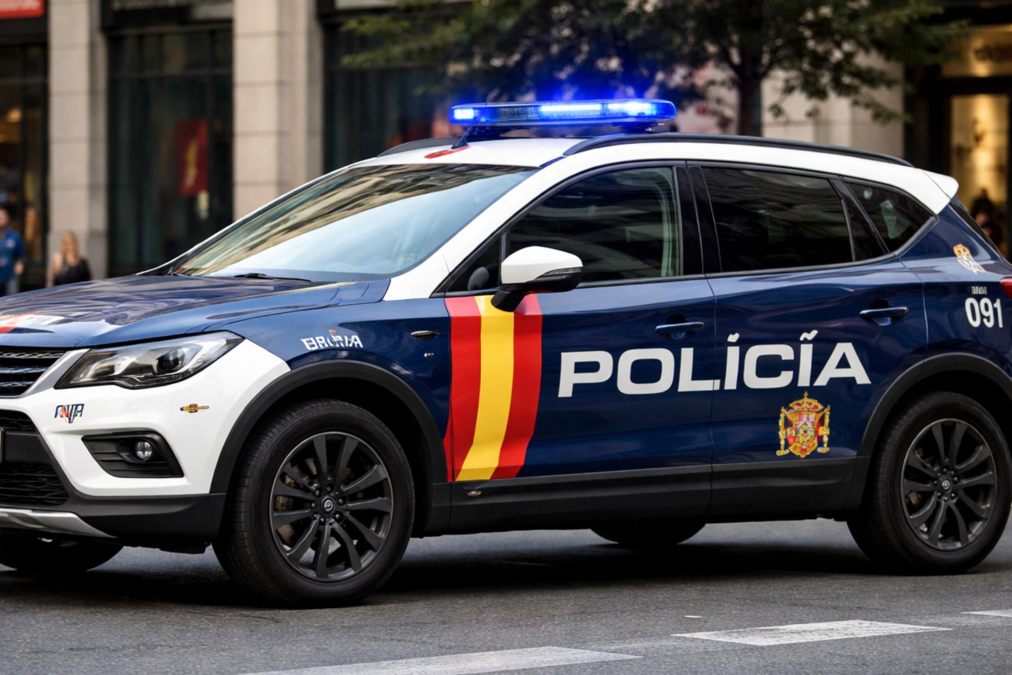 Imagen de archivo de un coche patrulla del Cuerpo Nacional de Policía.