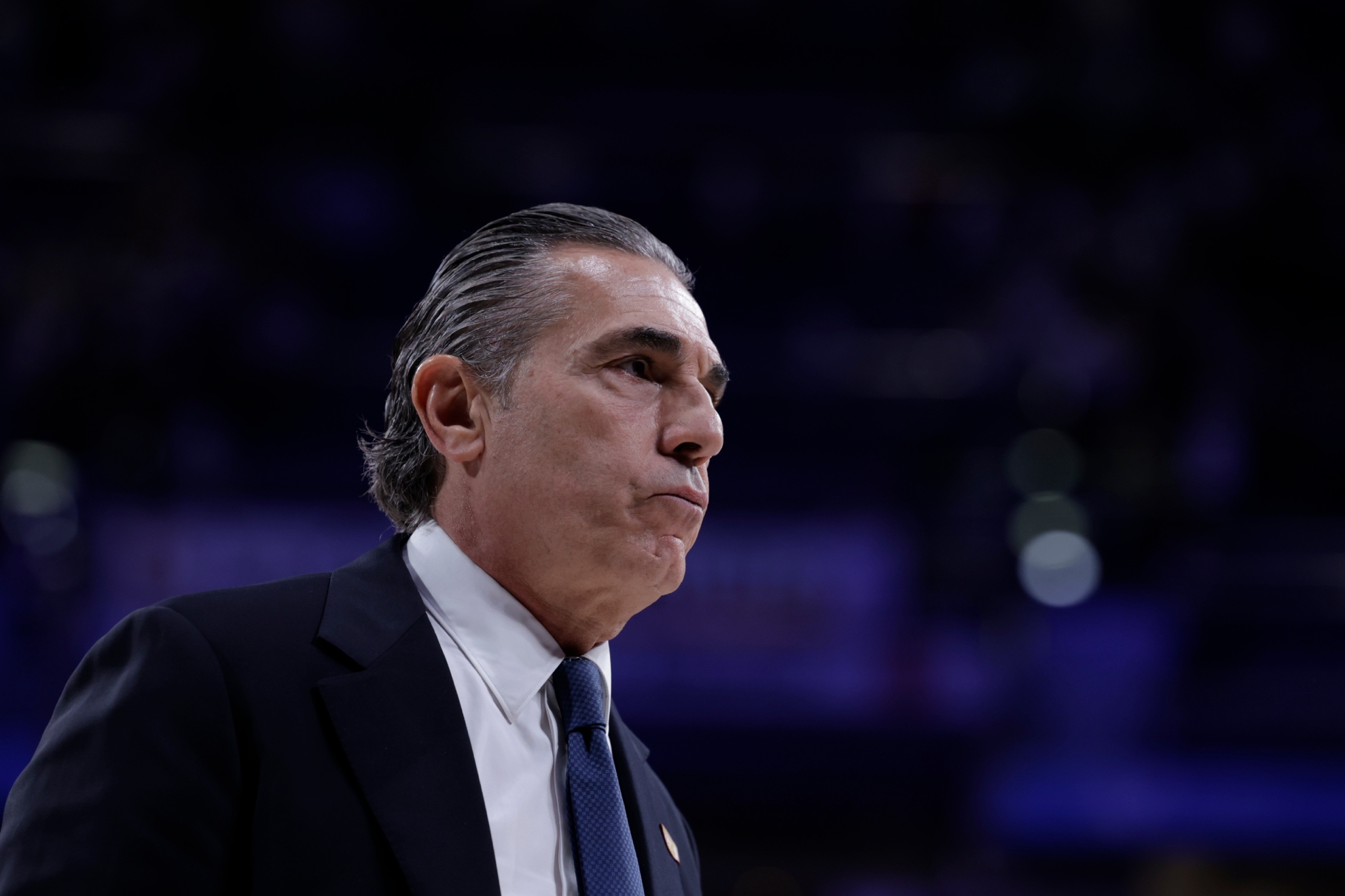 Scariolo, durante el Real Madrid-Estrella Roja.