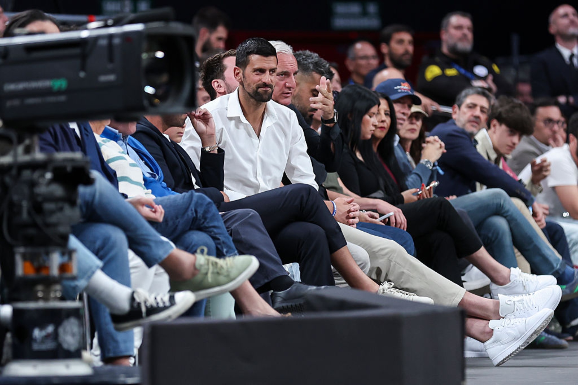 Djolovic, en el partido del Madrid con el Estrella Roja.