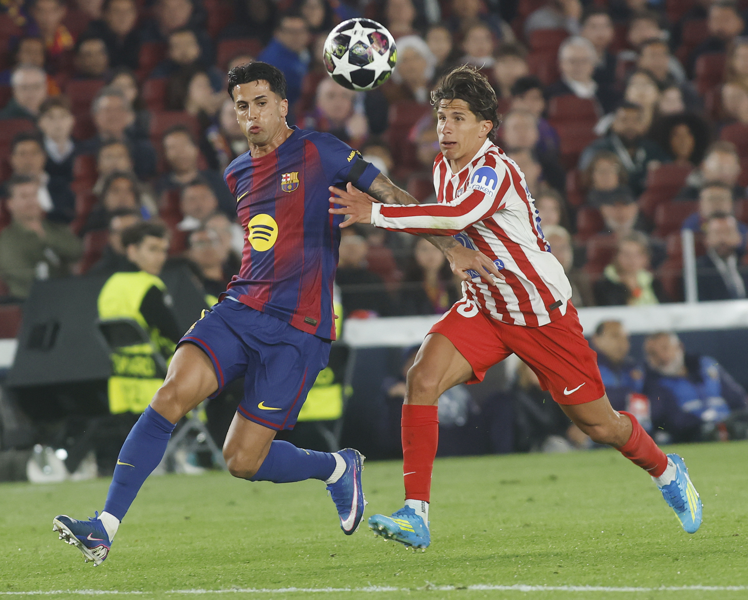 Cancelo, en el partido frente al Atlético de Madrid.