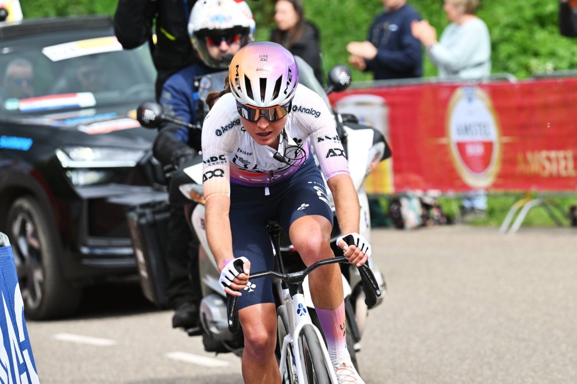 Blasi, durante la carrera.