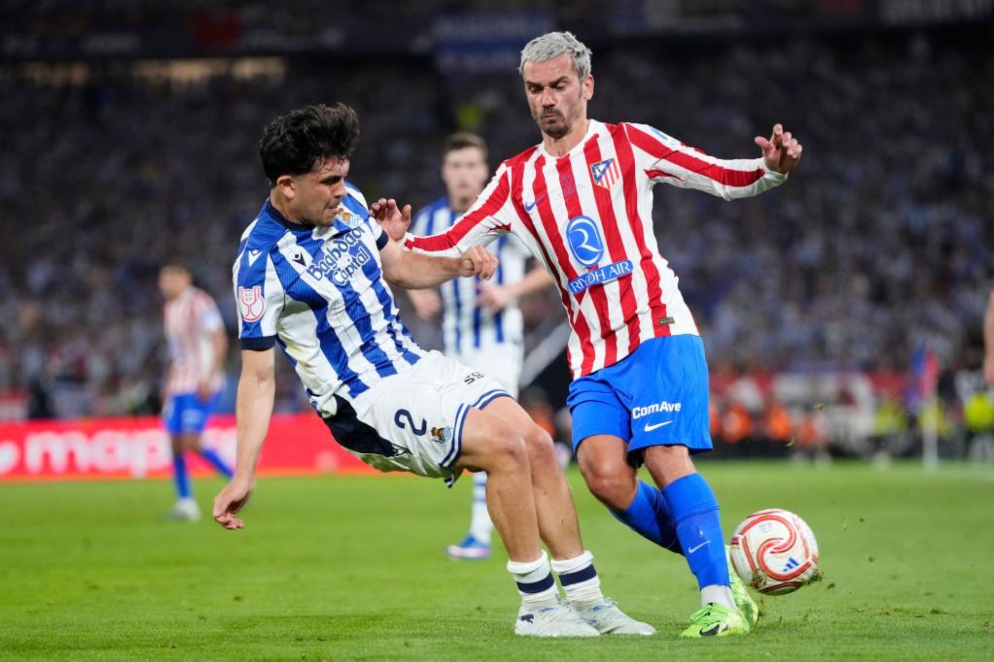 Griezmann, ante la Real Sociedad