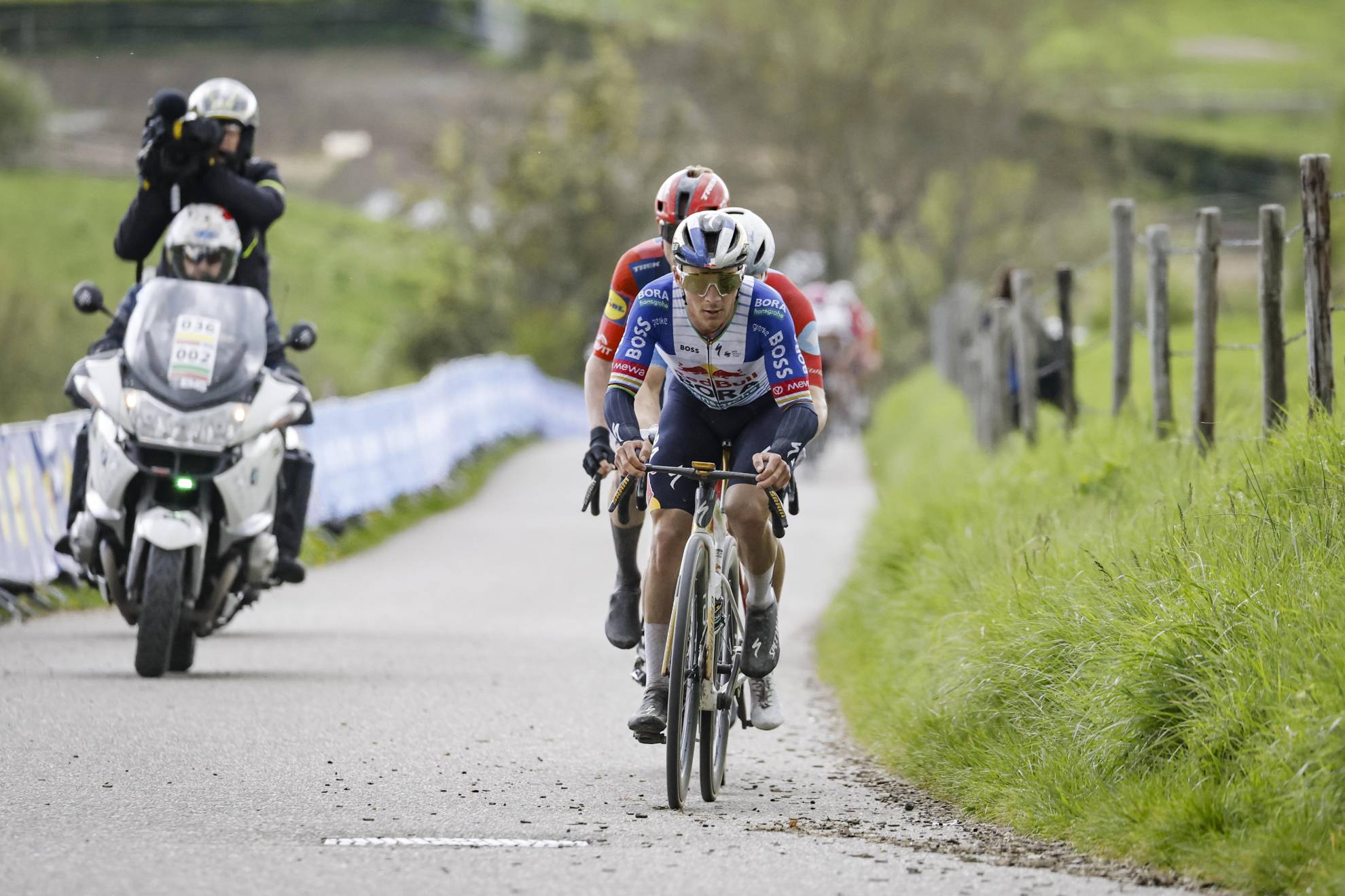 Remco Evenepoel, durante la Amstel Gold Race.