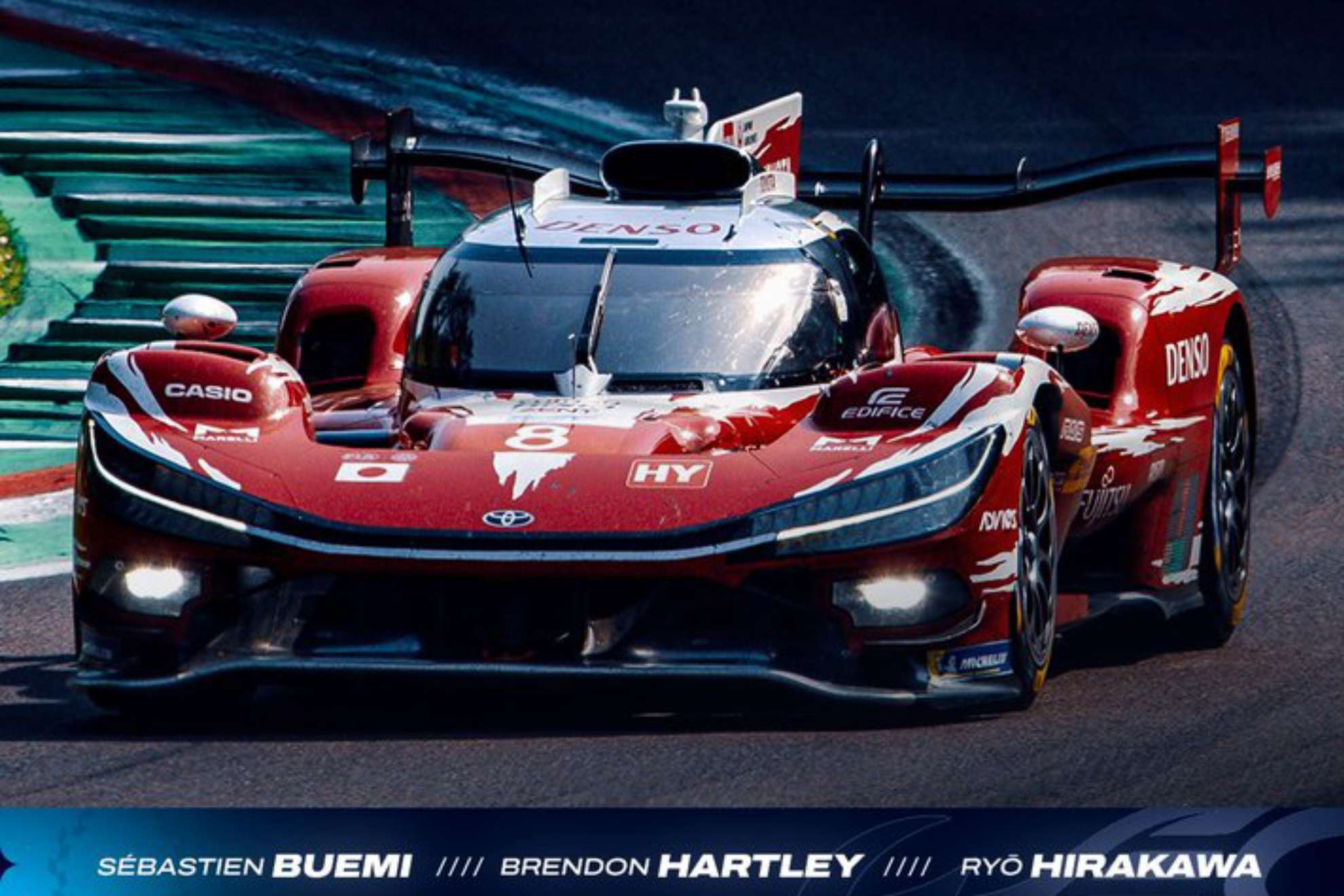 Toyota gana empaña la fiesta de Ferrari en Imola.