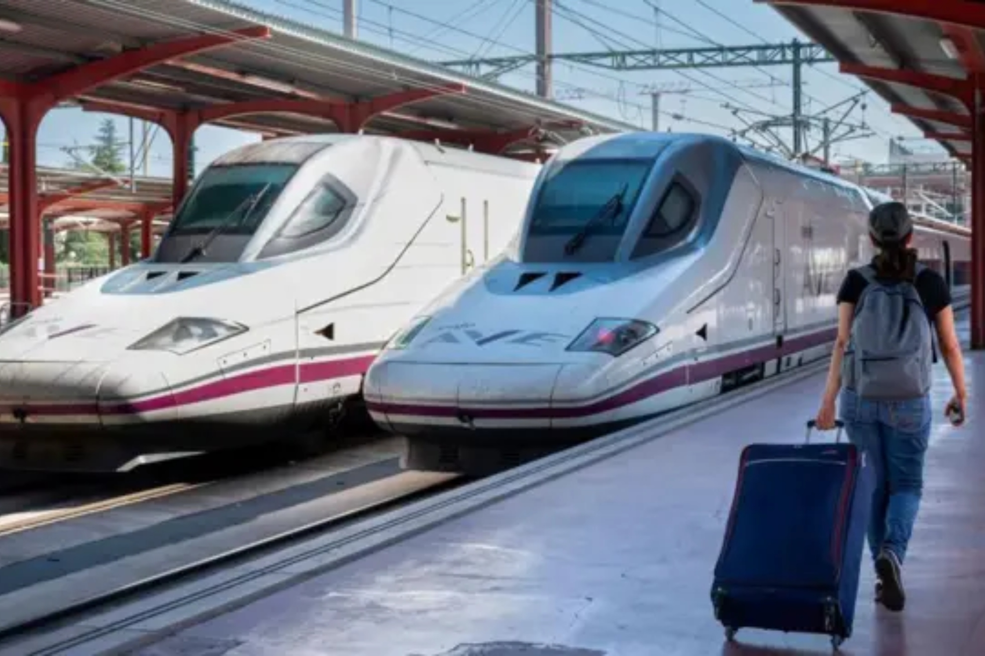 El AVE Barcelona-Madrid estuvo retenido por un arrollamiento en la tarde del domingo.