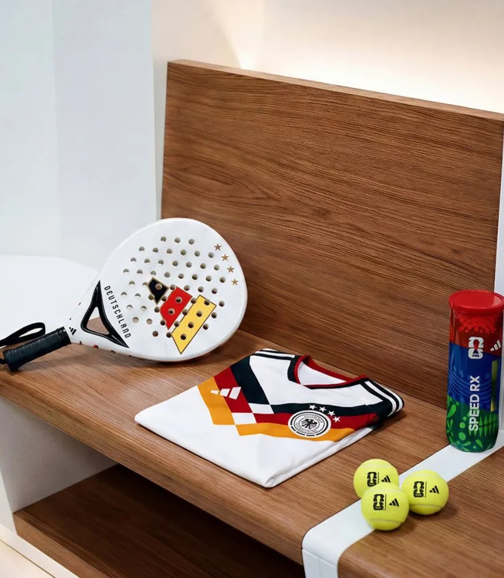 Pádel y fútbol se unen con las palas exclusivas del Mundial 2026