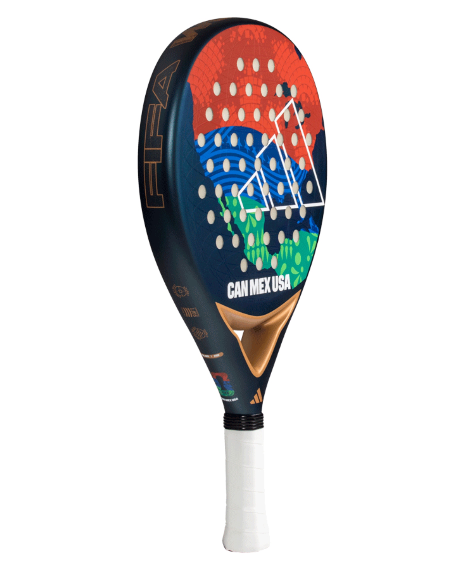 Pádel y fútbol se unen con las palas exclusivas del Mundial 2026