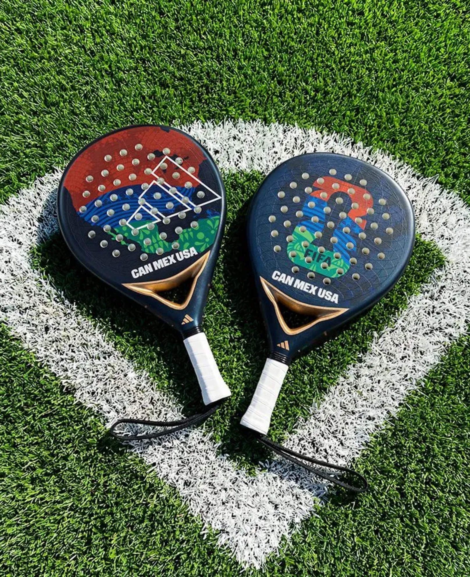 Pádel y fútbol se unen con las palas exclusivas del Mundial 2026