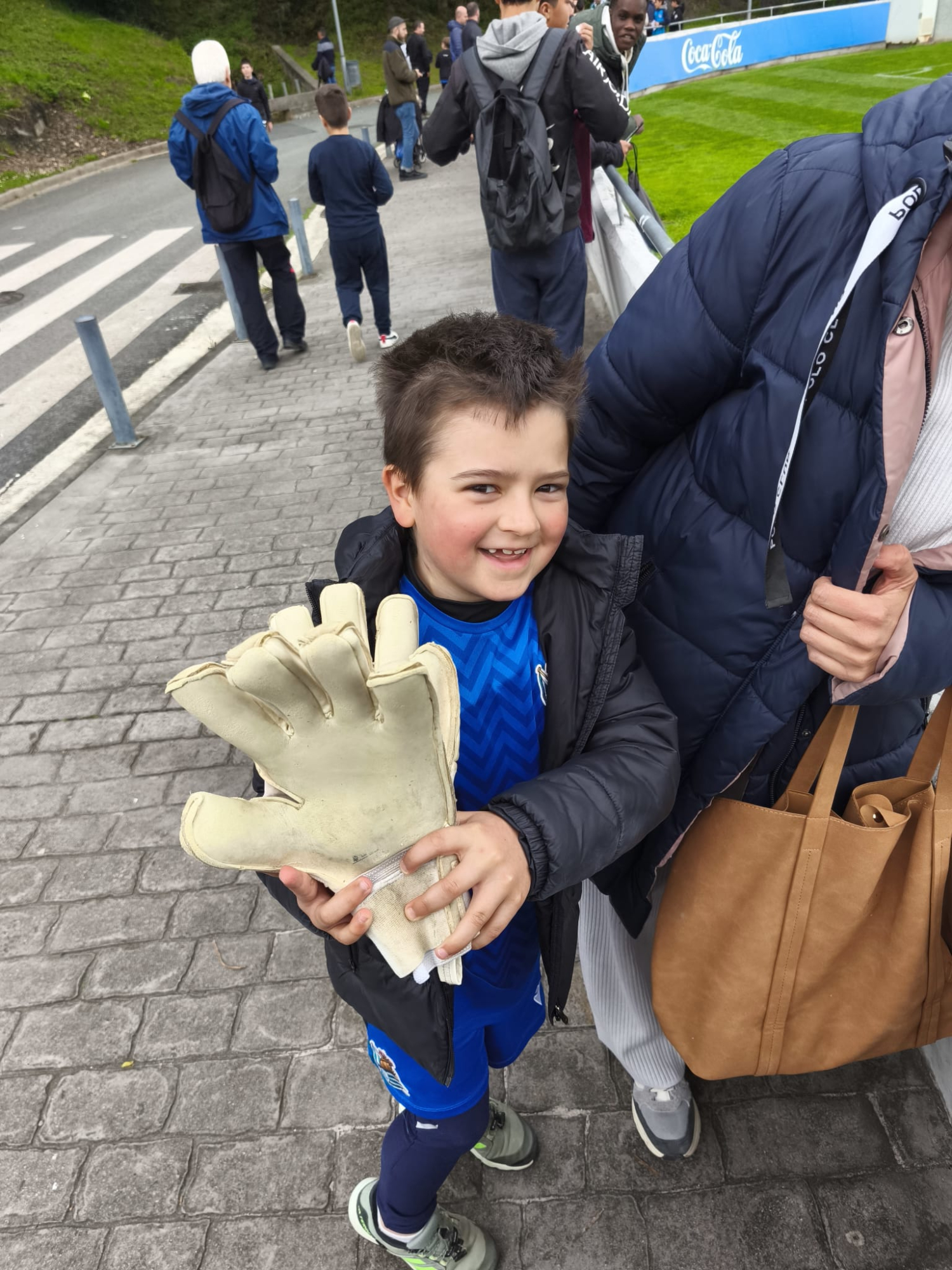 Lander, con los guantes de Marrrero.
