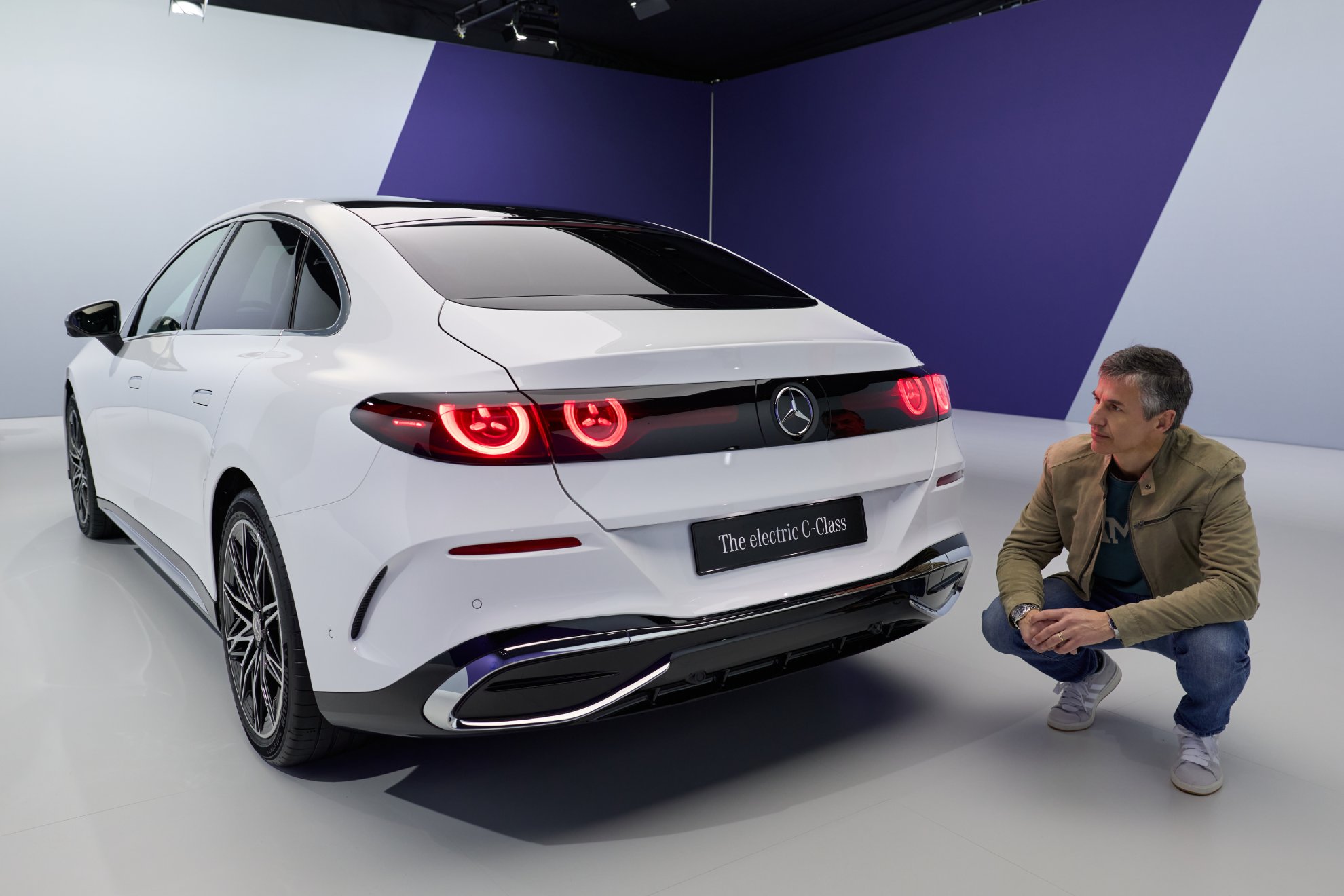 La franja negra es similar a la que luce el nuevo GLC.