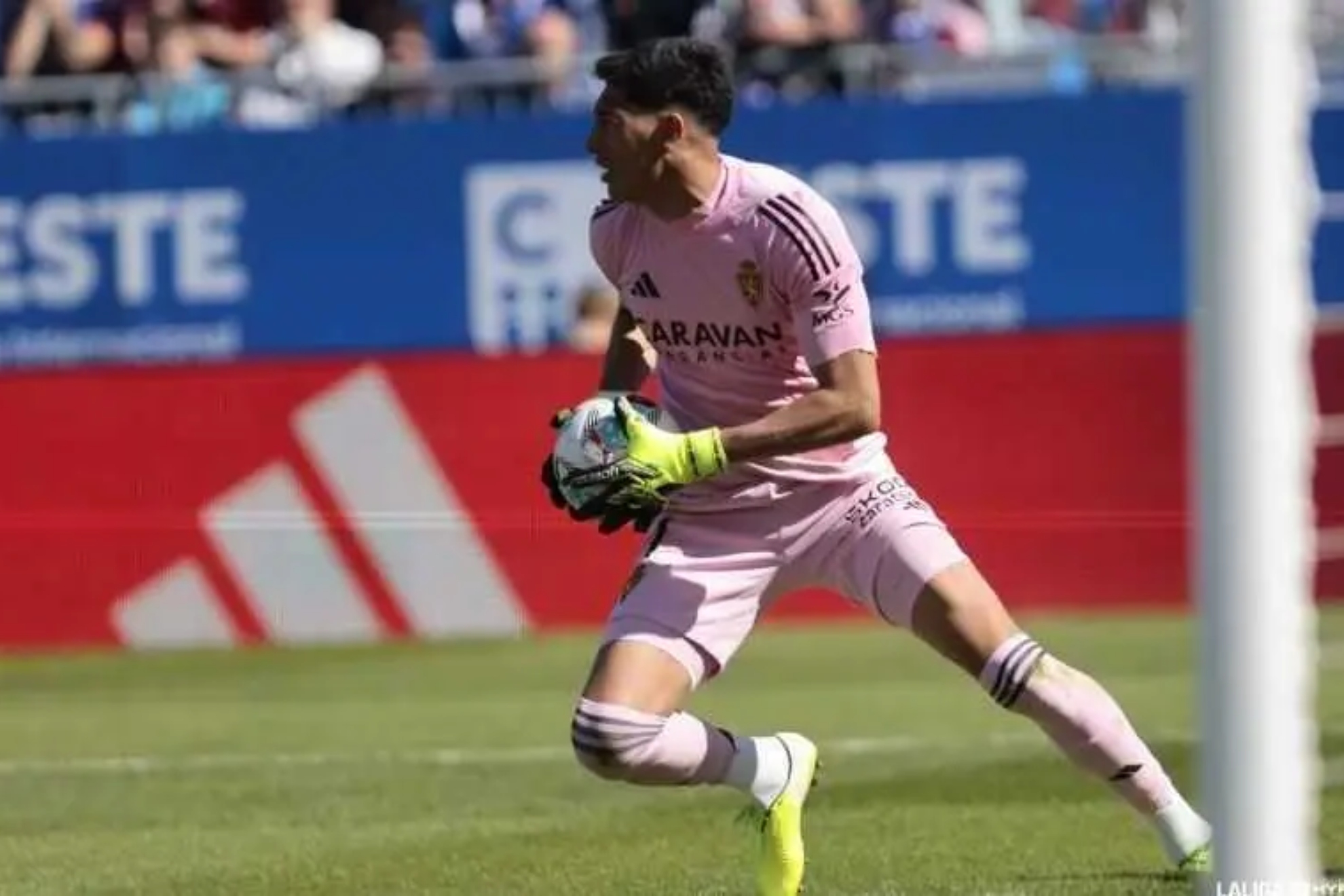 Andrada, con el Zaragoza.