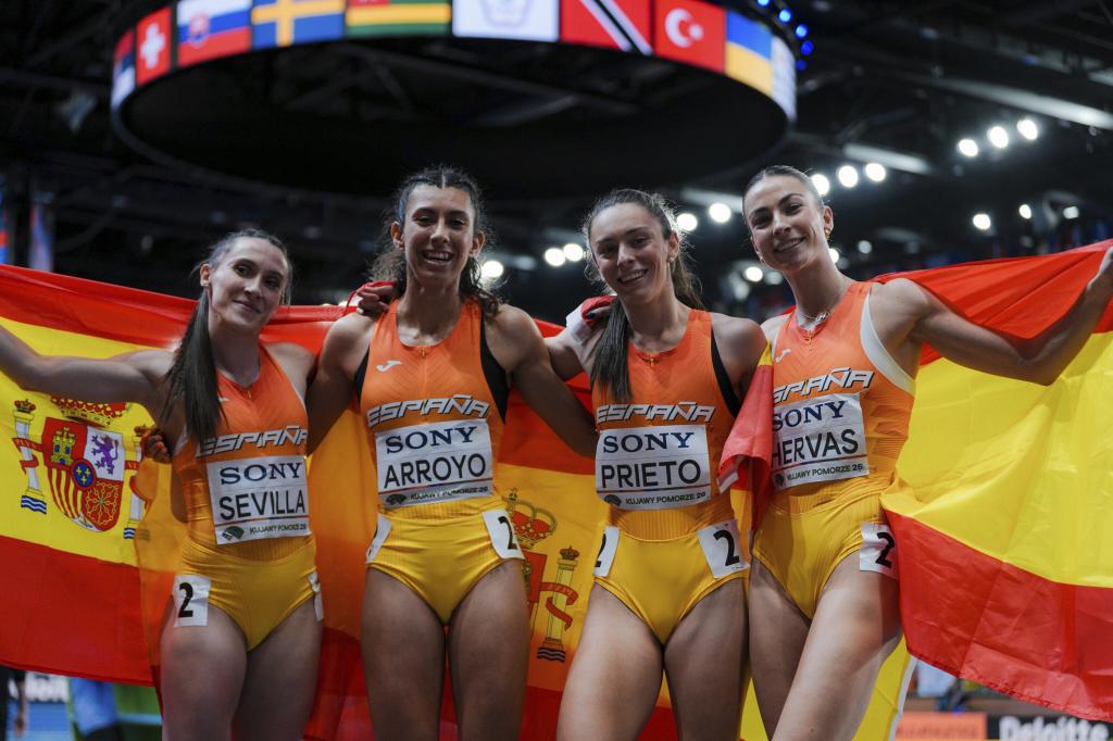 El relevo 4x400 español