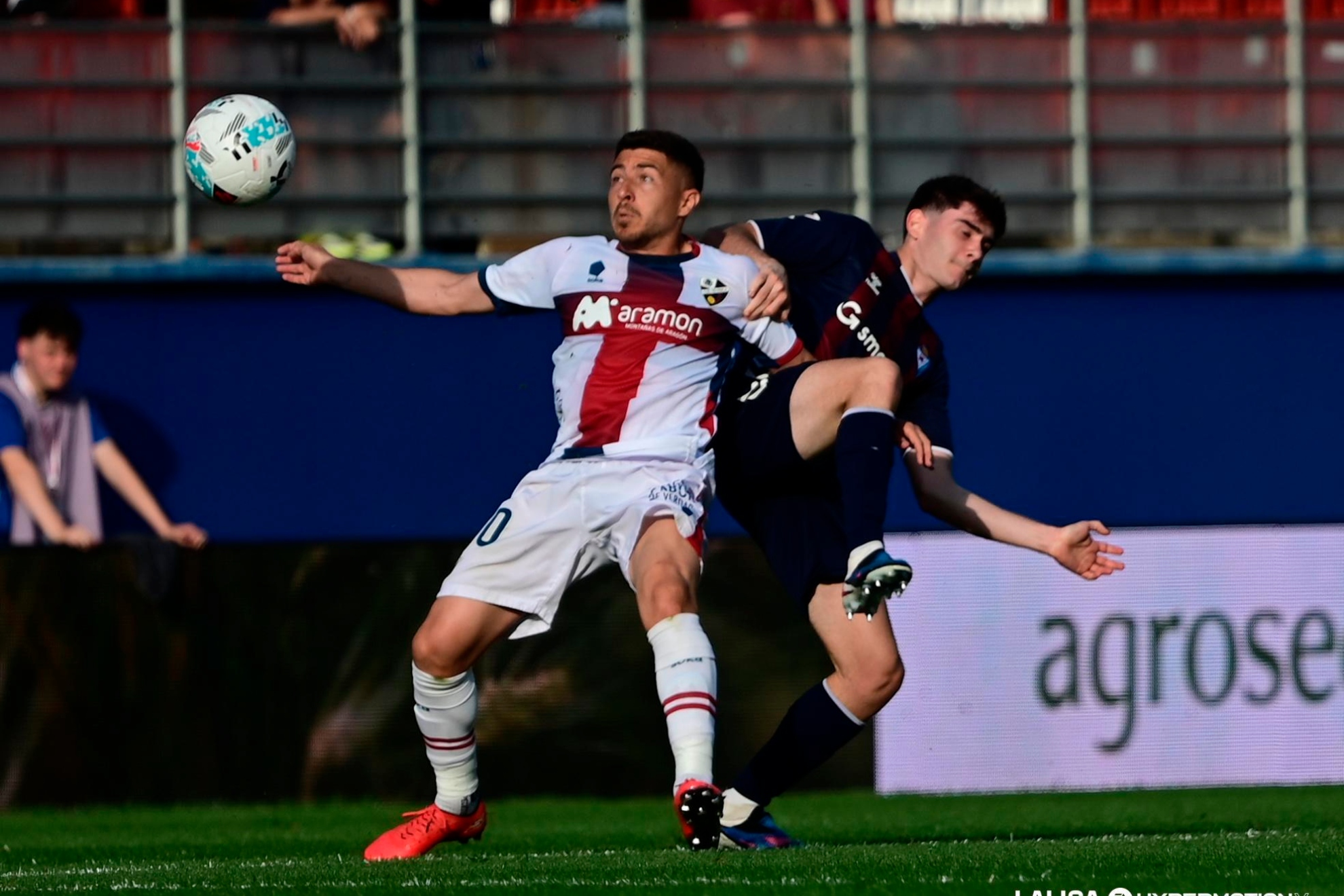 Acción del partido ante el Eibar.