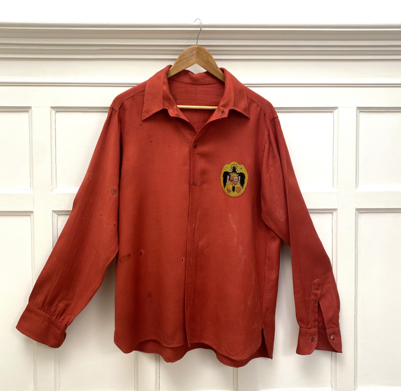 La camiseta de Zarra de la Selección Española