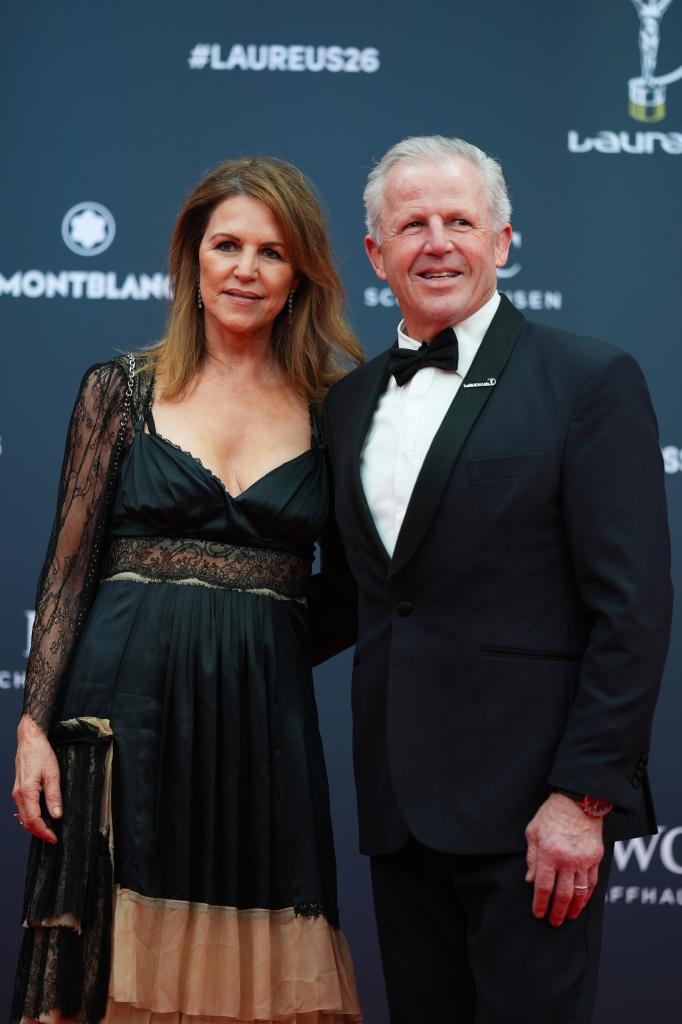 Sean Fitzpatrick, con su pareja