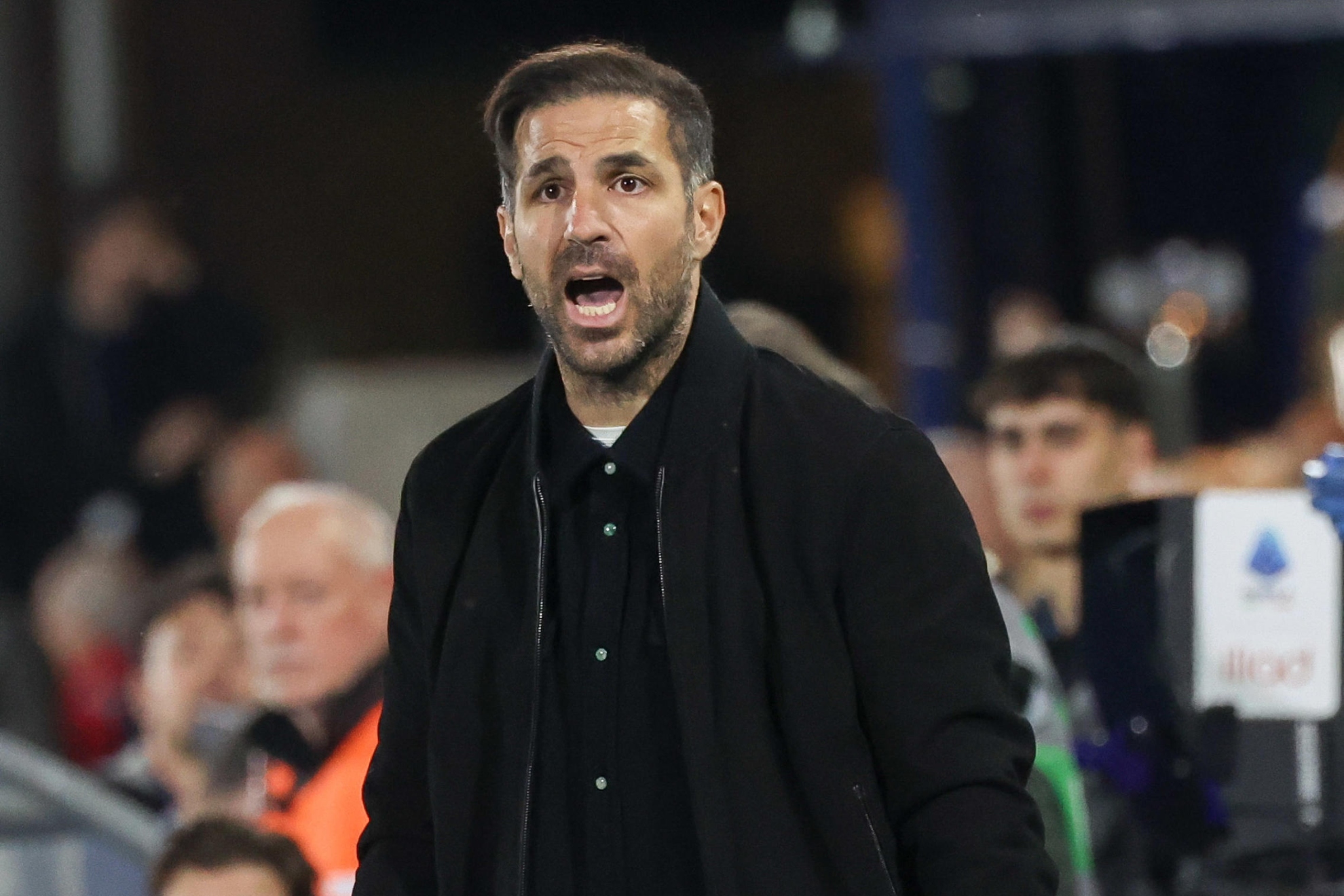 Cesc Fàbregas, en un partido con el Como.