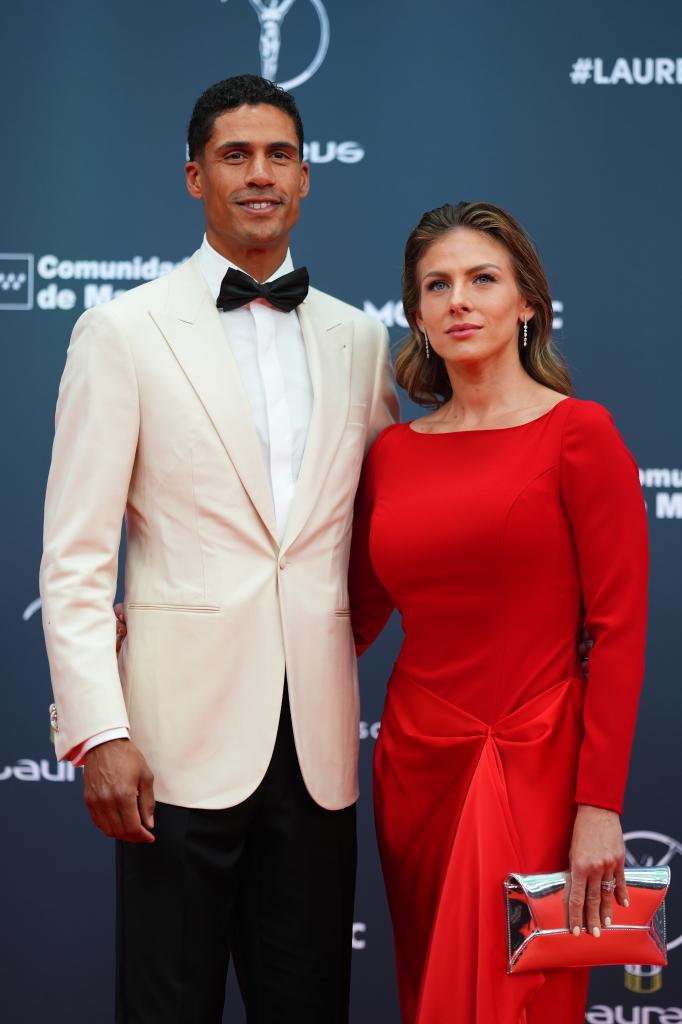 Raphael Varane, con su pareja