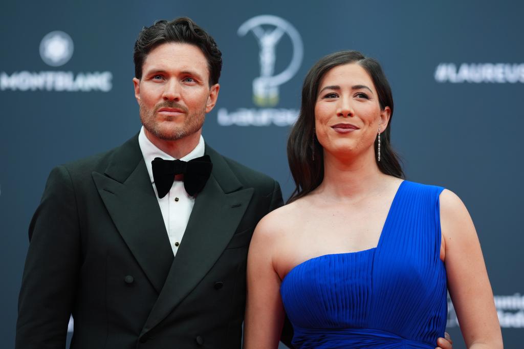 Garbiñe Muguruza, con su pareja