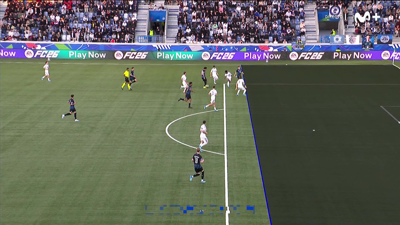 El gol del Brujas en el minuto 64.