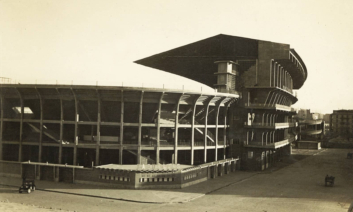 Imagen de Mestalla tras la reforma de los años 50.