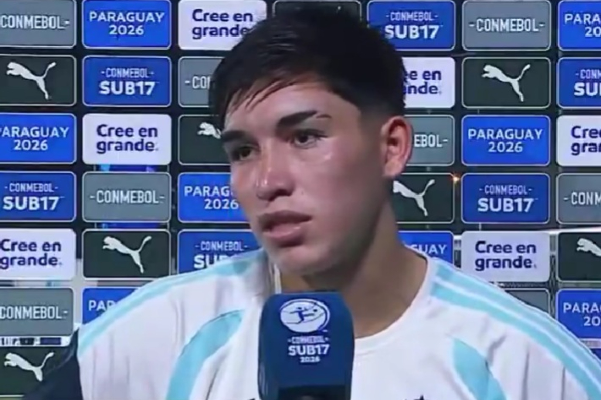 Polémica en el Sudamericano: Jugador de Argentina Sub-17 lanza duro insulto contra Selección Colombia.