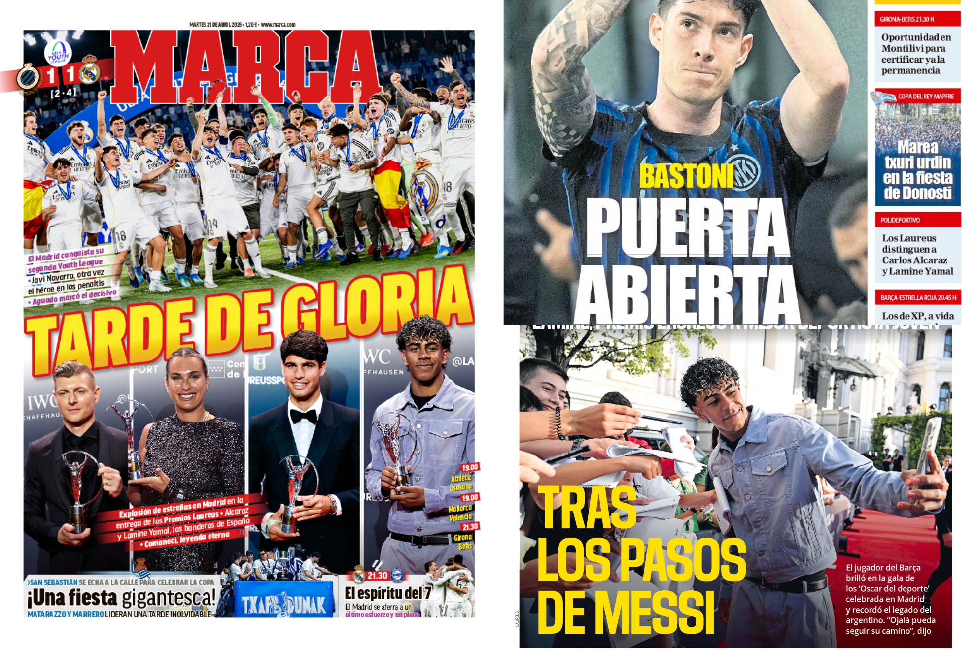 Las portadas del día