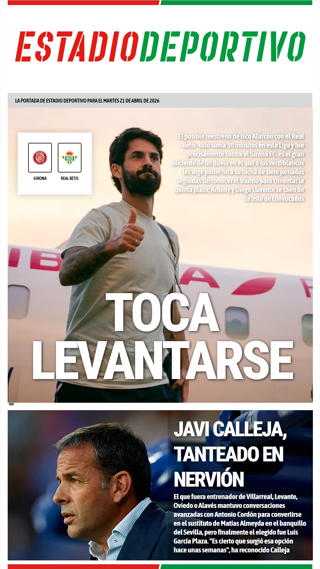 Las portadas del día