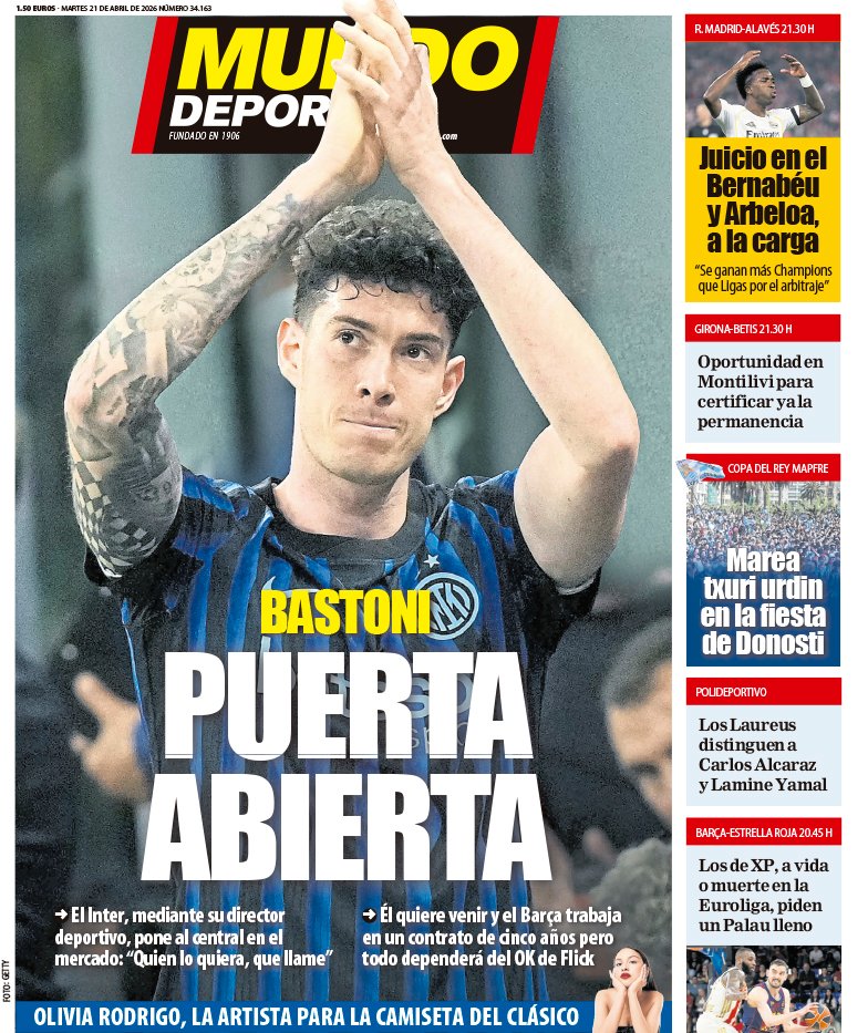 Las portadas del día