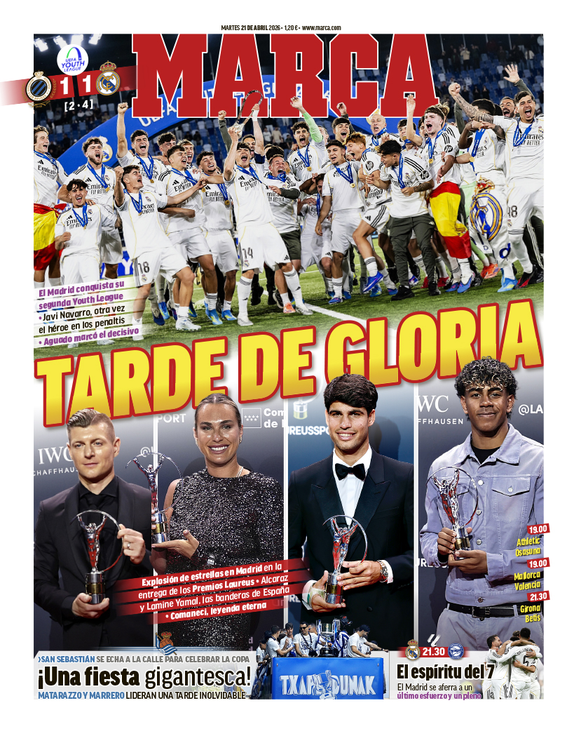 Las portadas del día