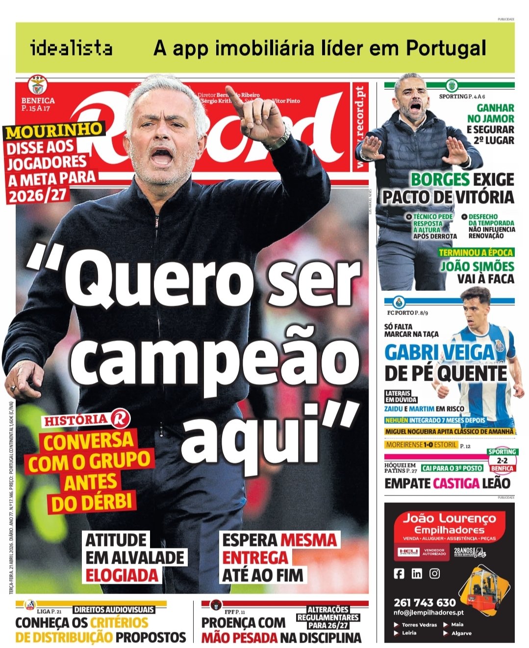 Las portadas del día