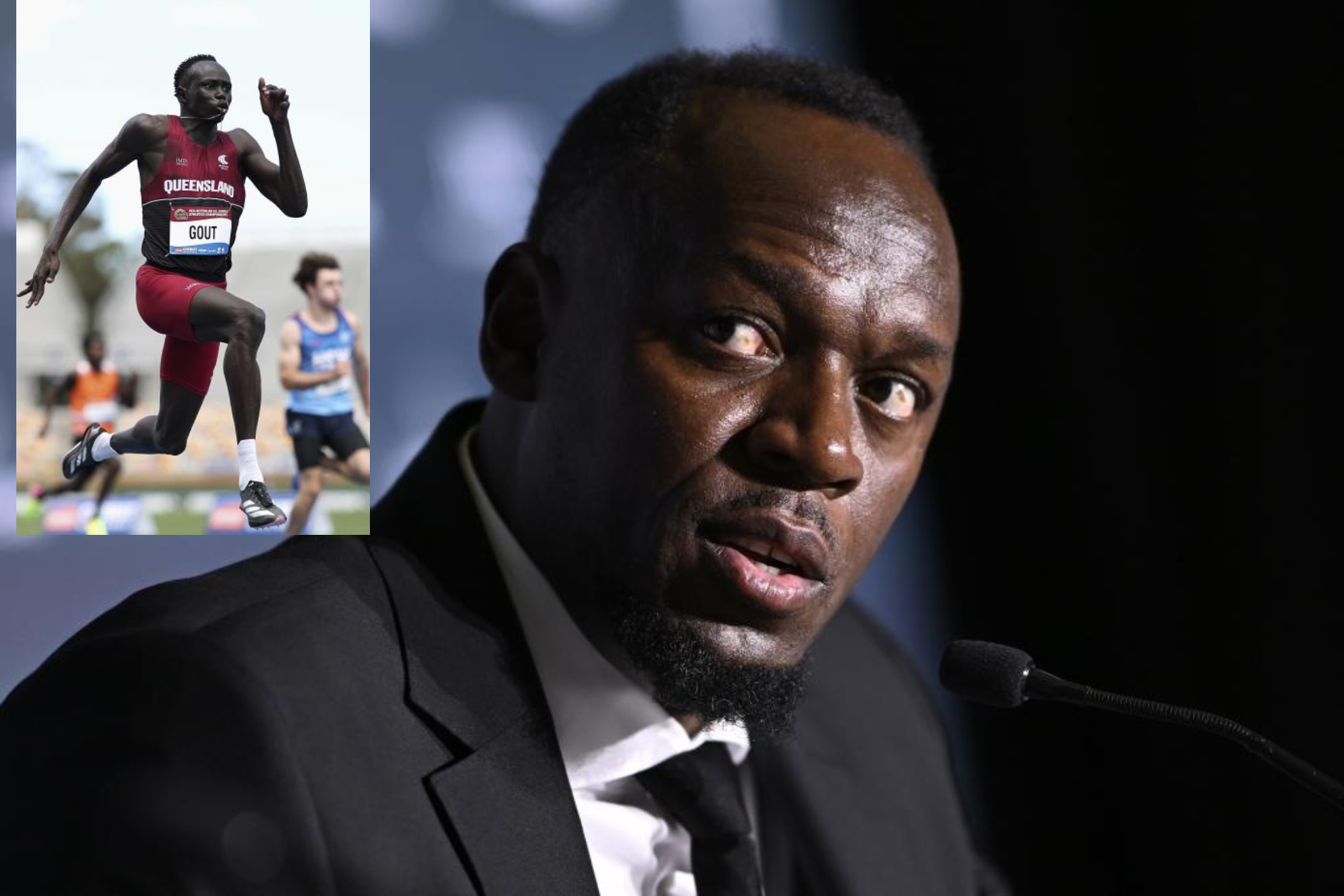 Usain Bolt y Gout Gout