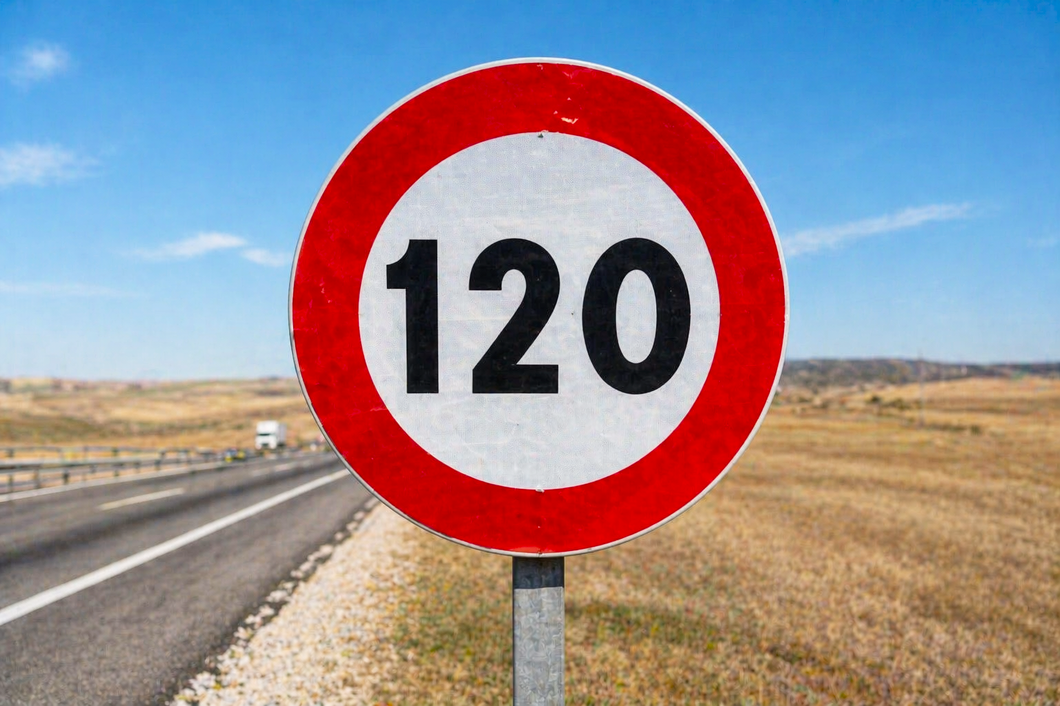 Desde 1981 tenemos en España un límite de 120 km/h en autopistas y autovías.