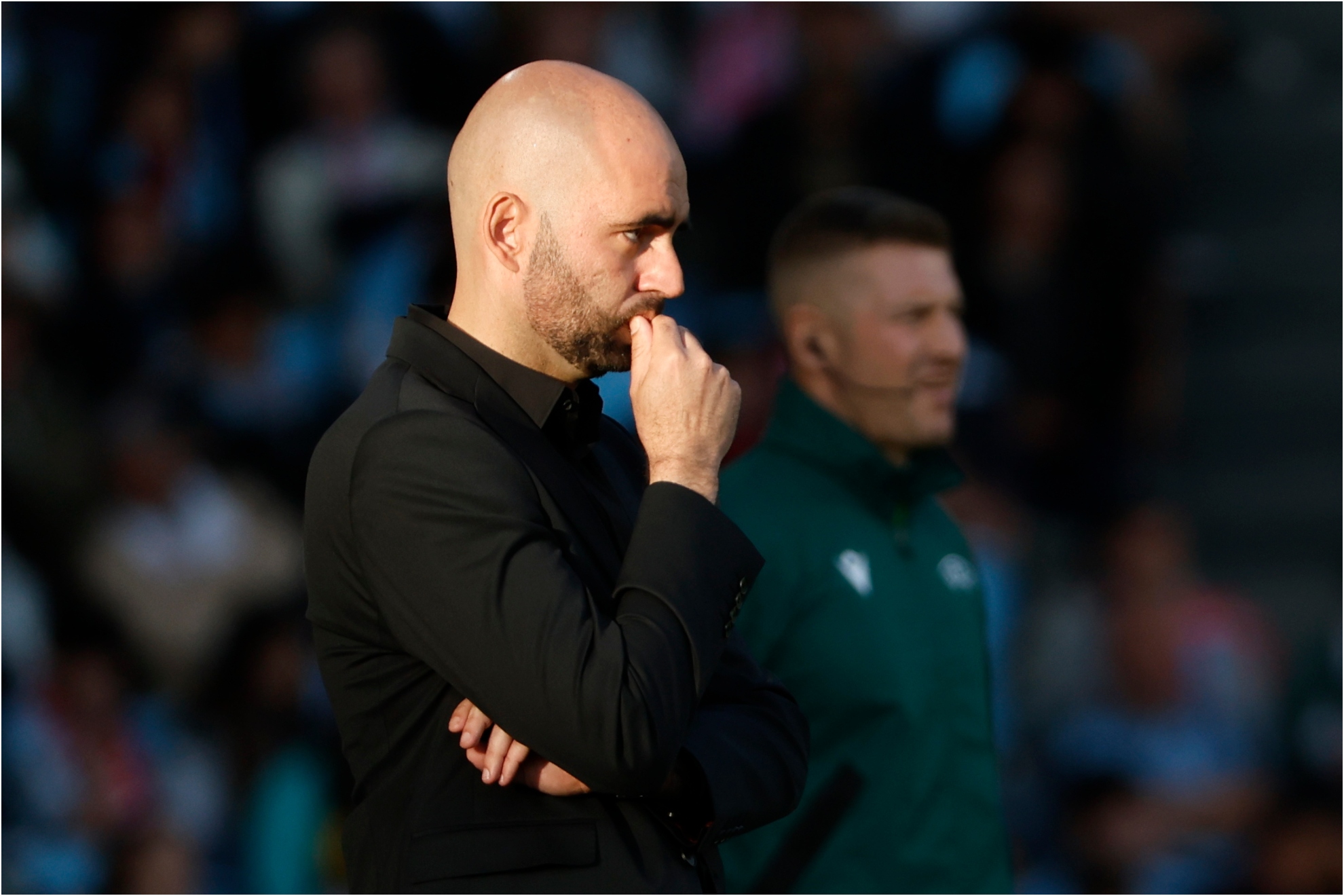 Giráldez en una imagen de esta temporada.