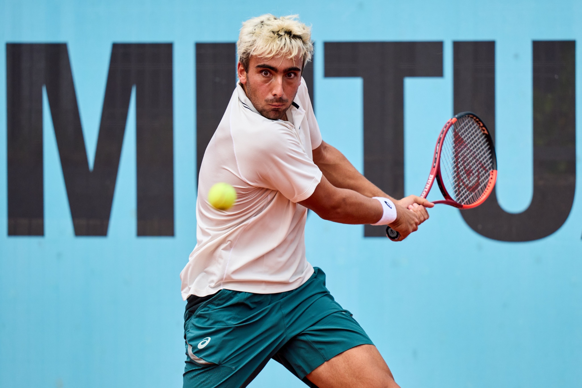 Dani Mérida, en acción durante el Mutua Madrid Open