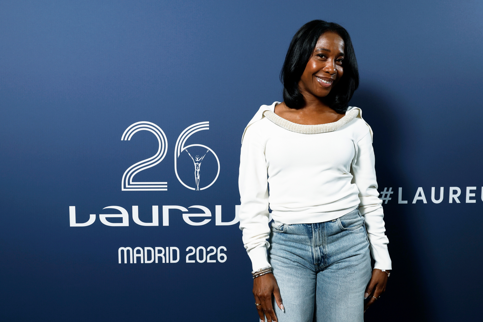 Shelly-Ann Fraser-Pryce poses for MARCA on the day before the Laureus gala in Madrid.